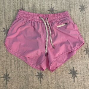 Vuori Pink Athletic Shorts Lightweight Quick-Dry